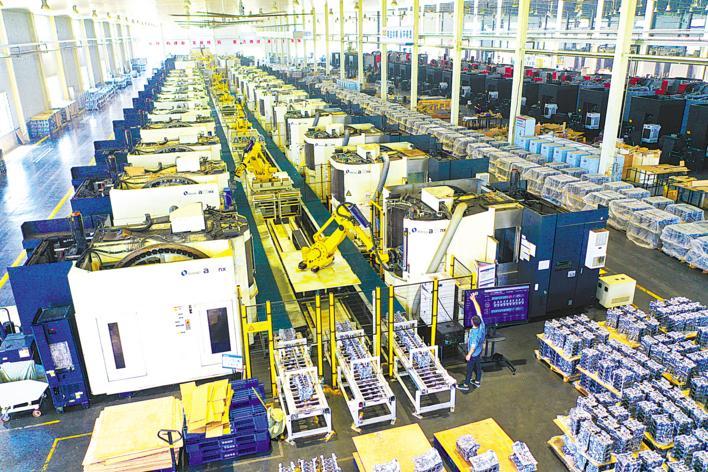 老河口这家企业年产百万套新能源车缸体