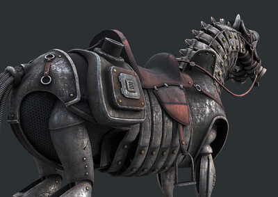 蒸汽朋克时代的忠实伙伴：PBR次世代机械马