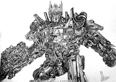 擎天柱形象的机械艺术 从经典动画到现代设计的演变